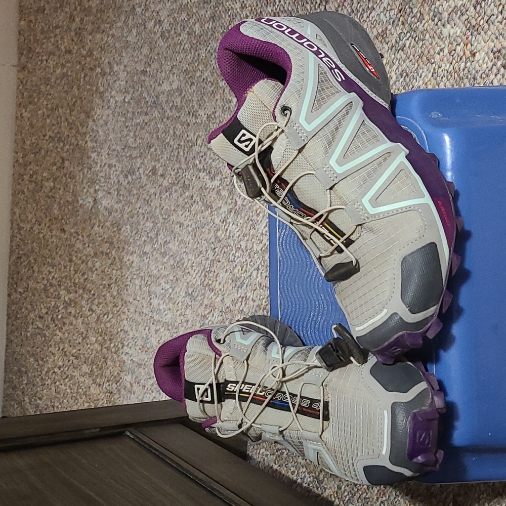 Salomon Speedcross 4 Trail Running W6.5 Gray/Purple